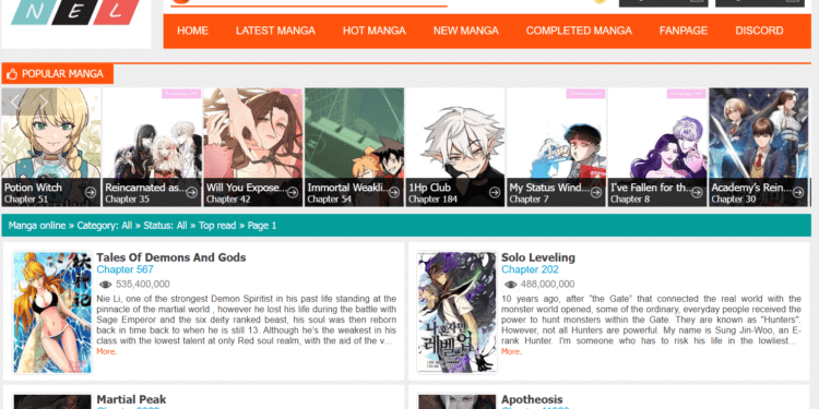 MangaNelo Outage Report – Live Updates