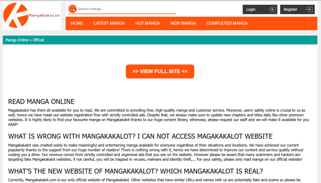 MangaKakalot Not Available?